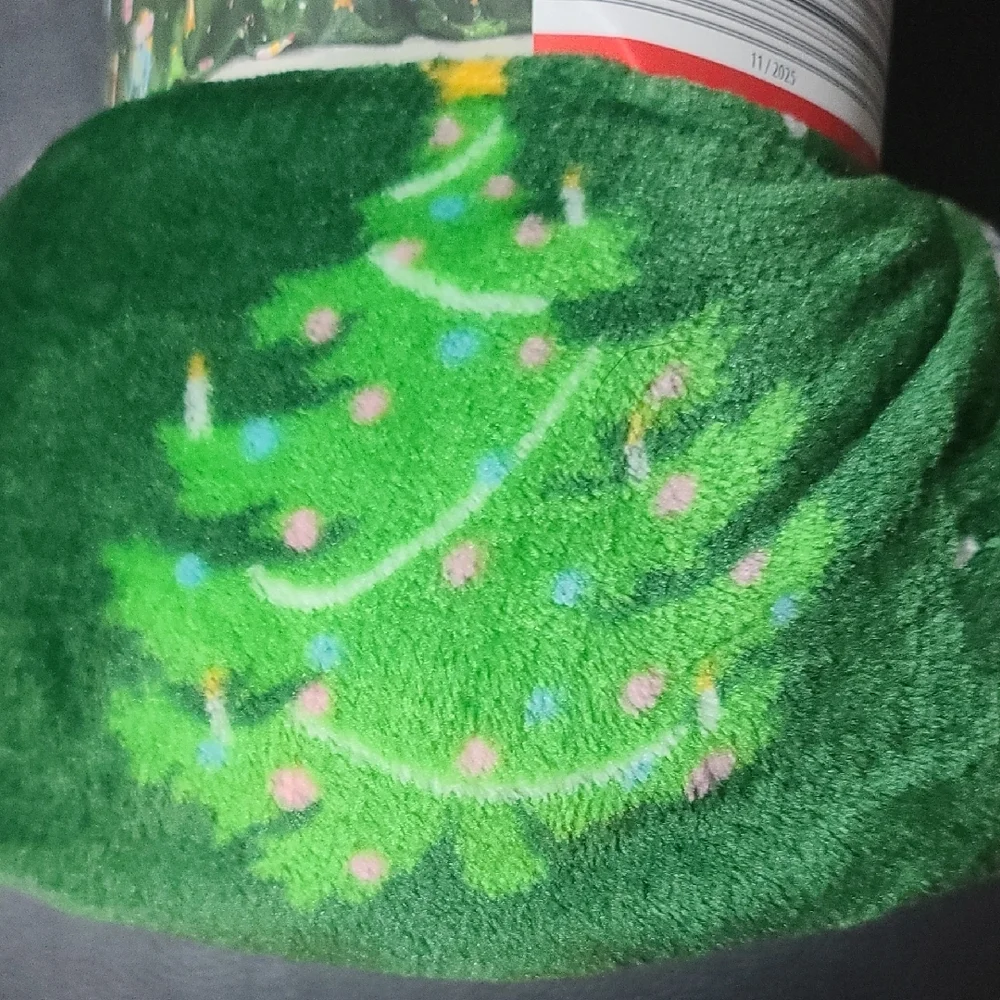 Holiday Throw COZY Blanket Festive Fairies, Nutcracker, Christmas Tree Etc NWT